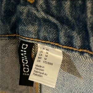 Divided H&M Light Blue High Waist Shorts